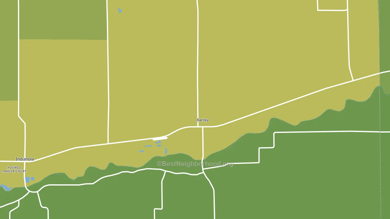 69020, NE block-group voter-turnout map