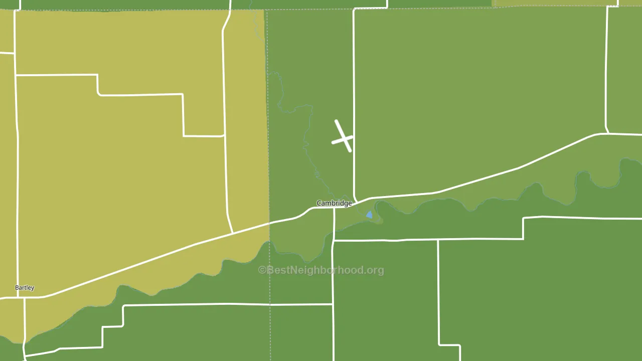 69022, NE block-group voter-turnout map