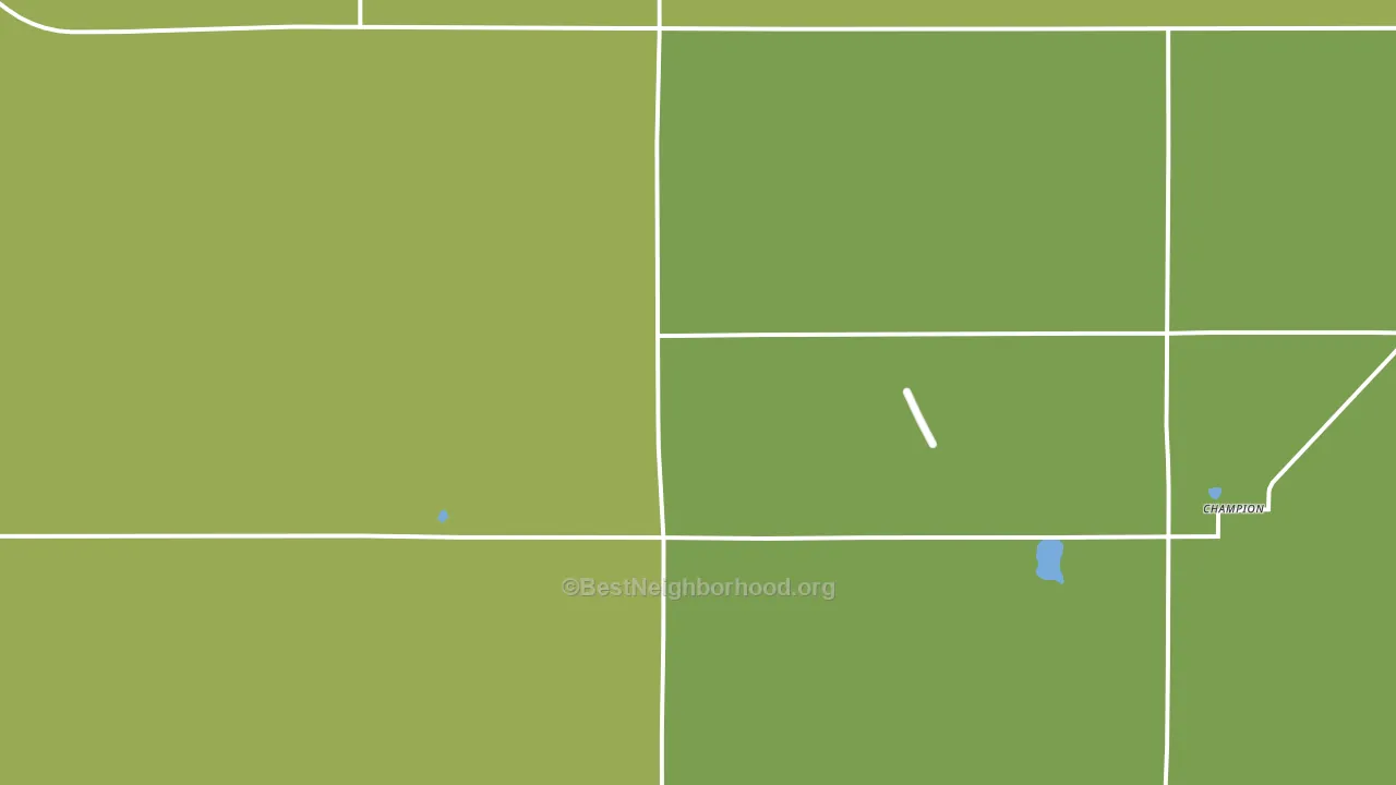 69023, NE block-group voter-turnout map