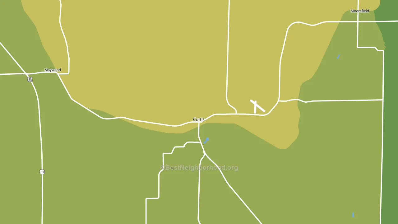 69025, NE block-group voter-turnout map