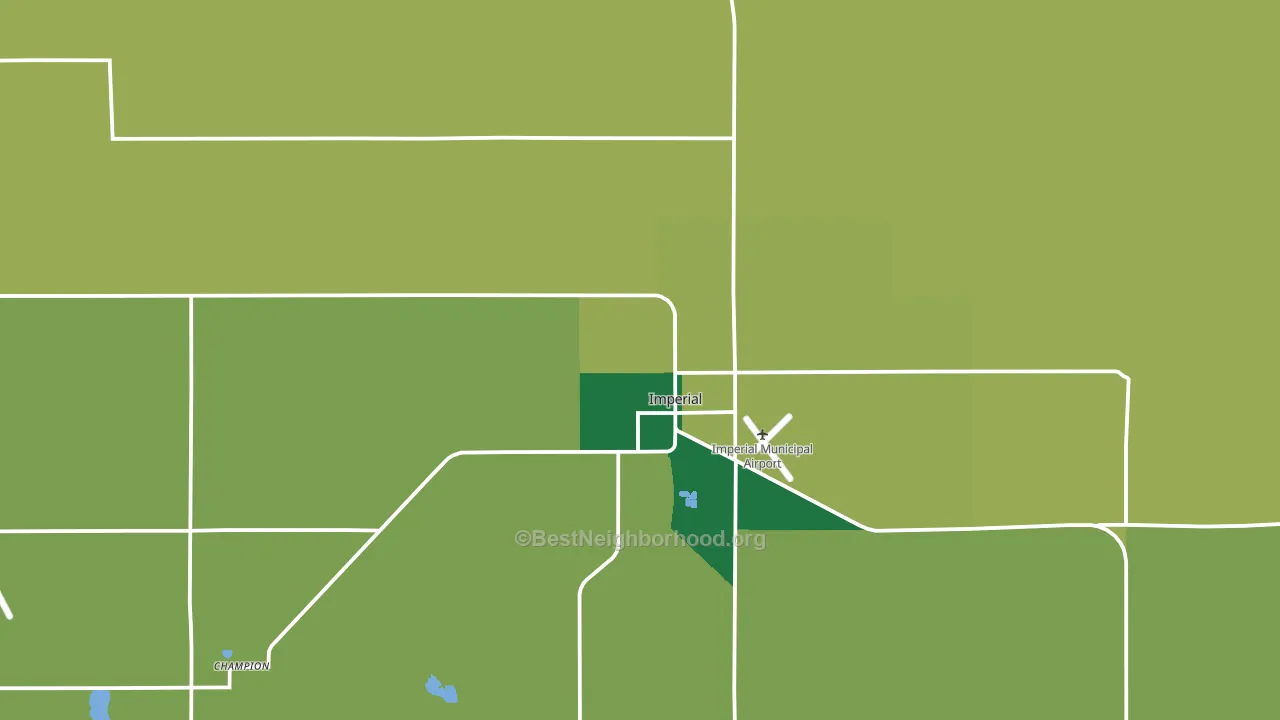 69033, NE block-group voter-turnout map