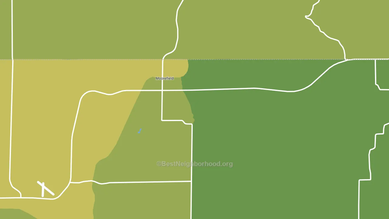 69039, NE block-group voter-turnout map