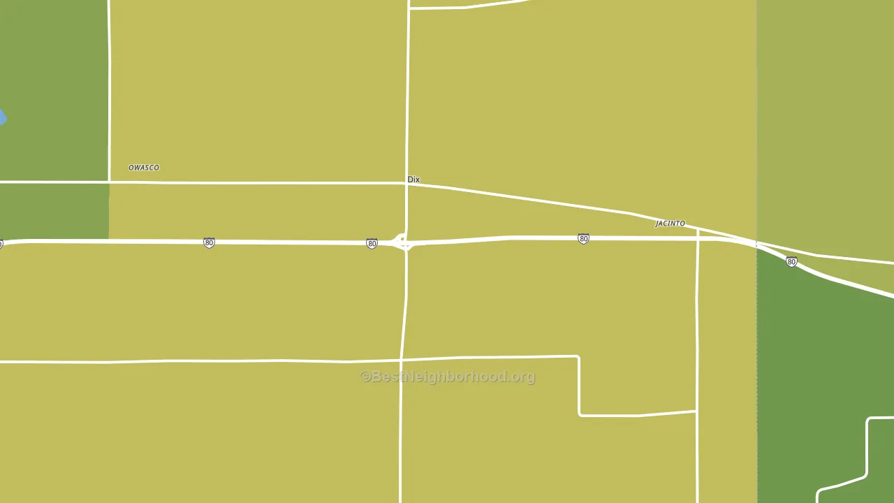 69133, NE block-group voter-turnout map