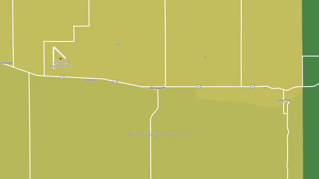 69210, NE block-group voter-turnout map