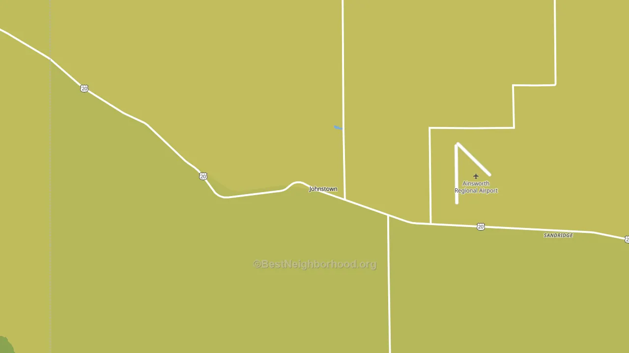 69214, NE block-group voter-turnout map