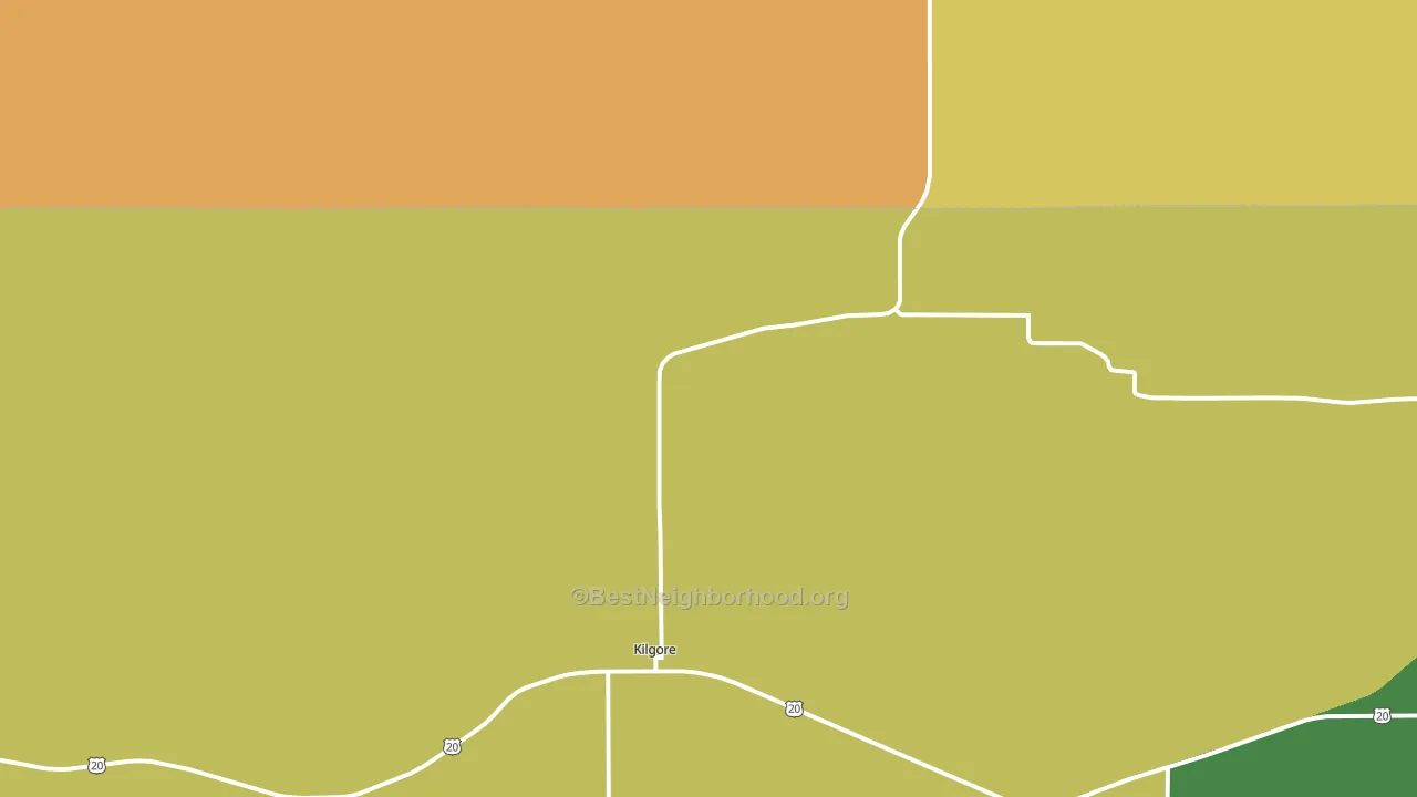 69216, NE block-group voter-turnout map