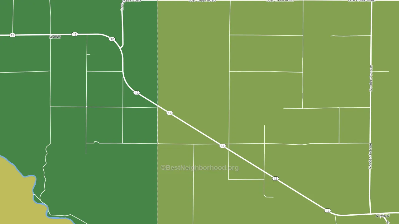 69220, NE block-group voter-turnout map