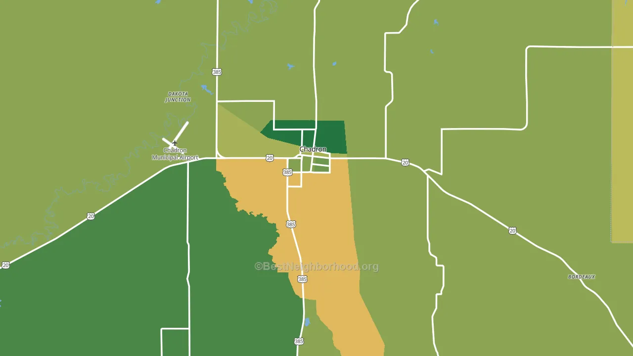 69337, NE block-group voter-turnout map