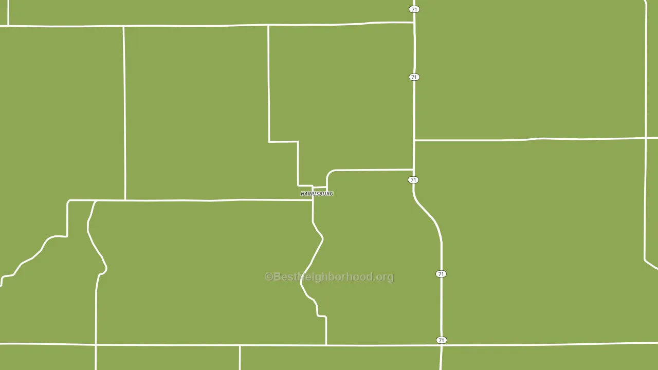 69345, NE block-group voter-turnout map