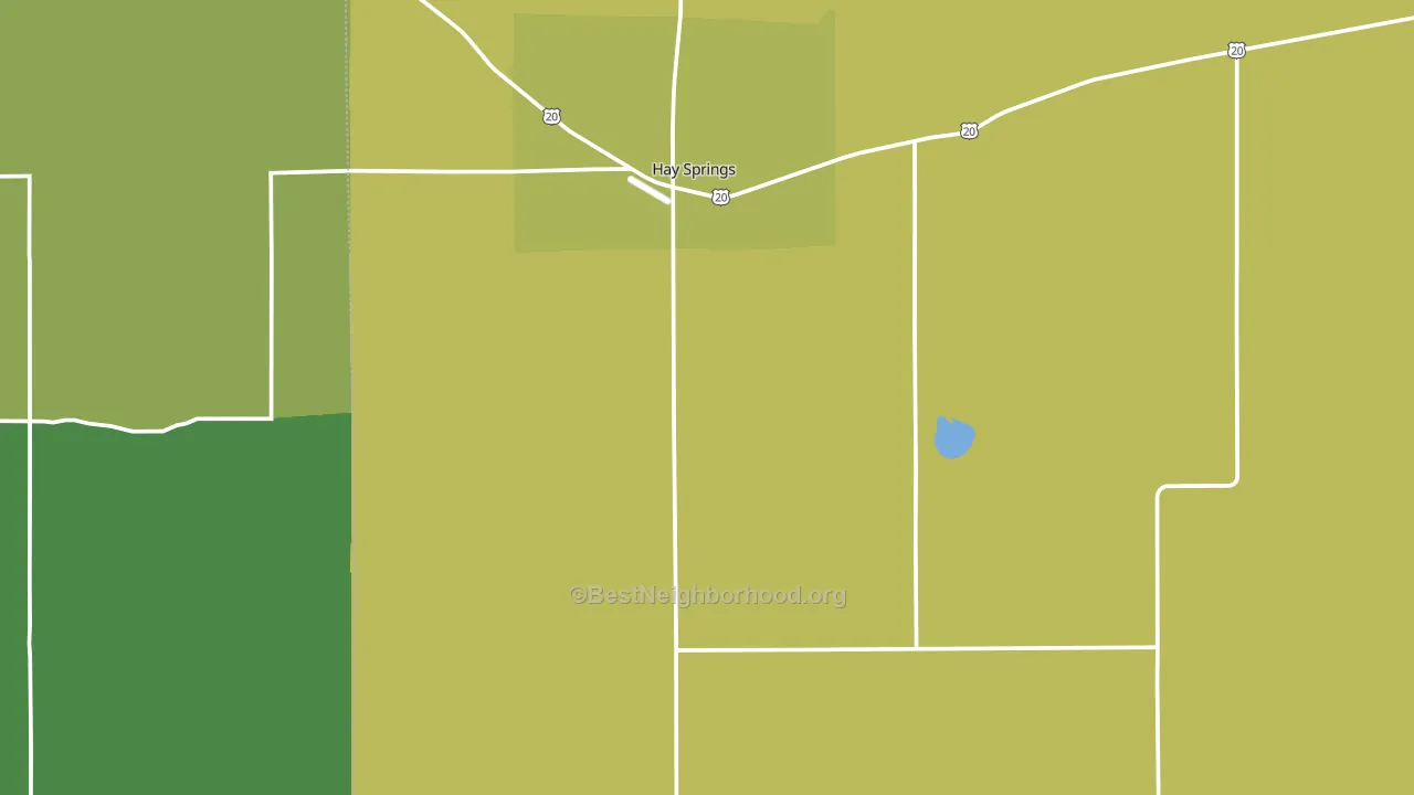 69347, NE block-group voter-turnout map