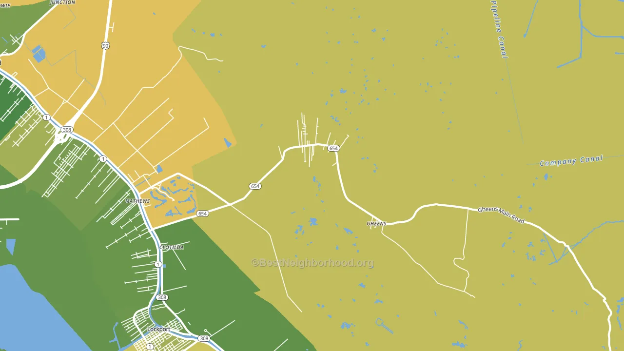 70355, LA block-group voter-turnout map