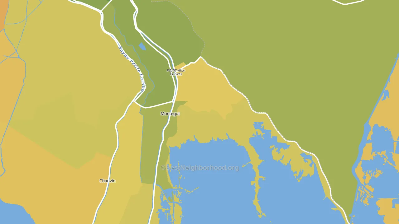 70377, LA block-group voter-turnout map