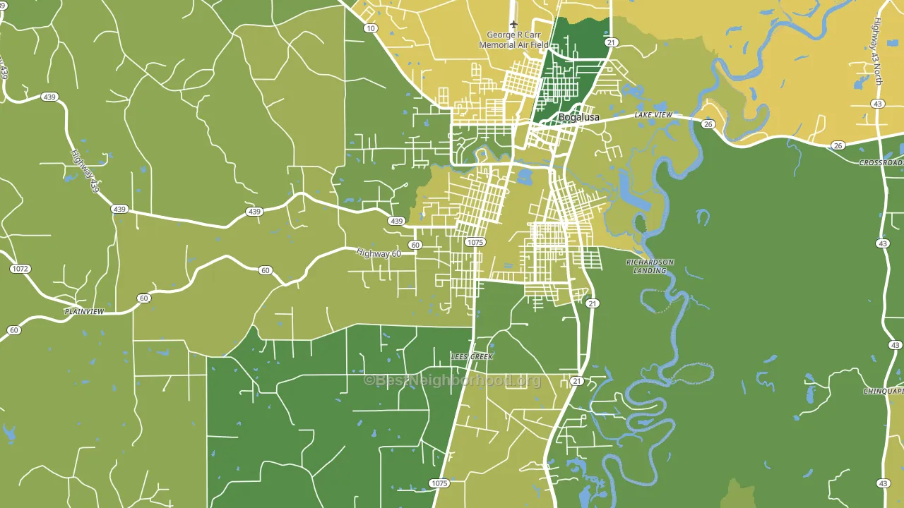 70427, LA block-group voter-turnout map