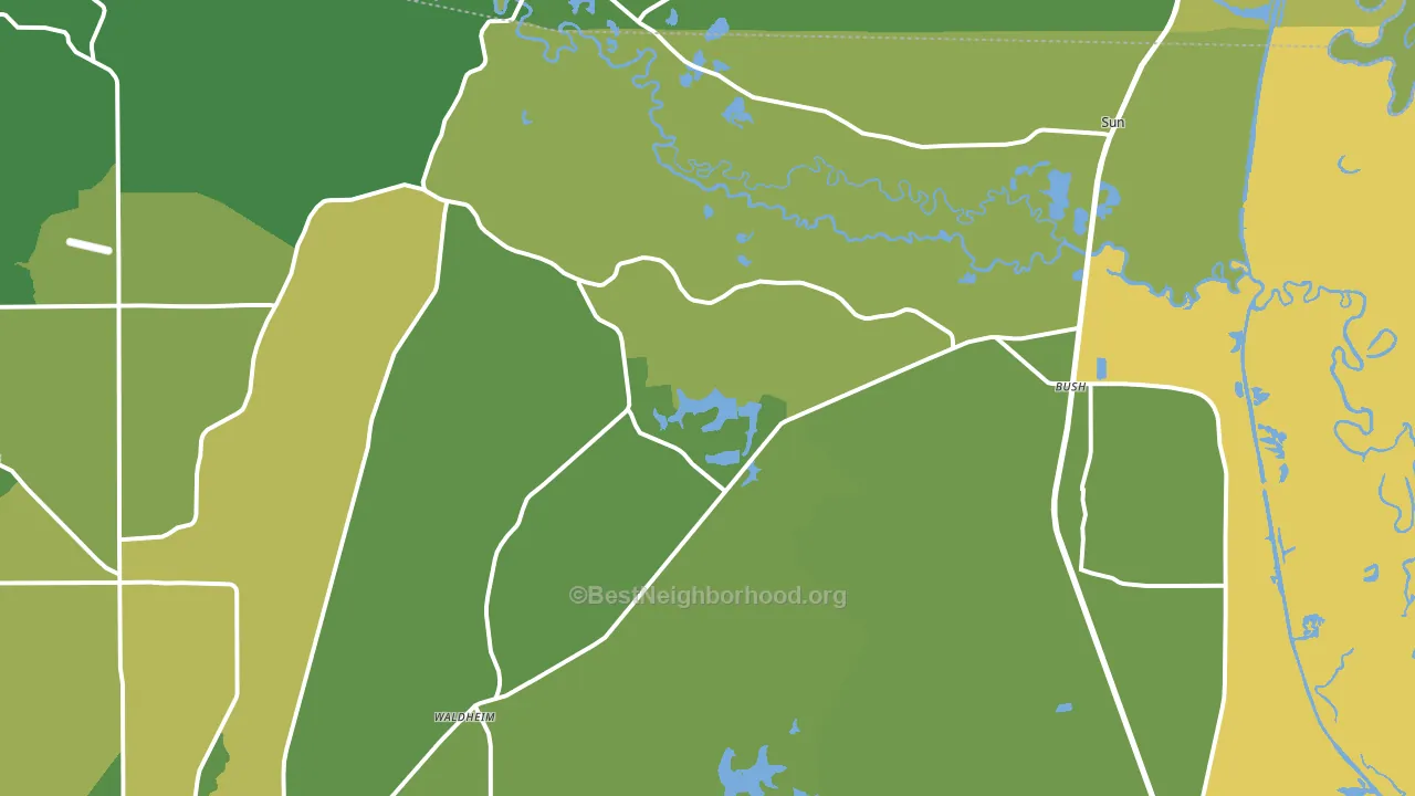 70431, LA block-group voter-turnout map