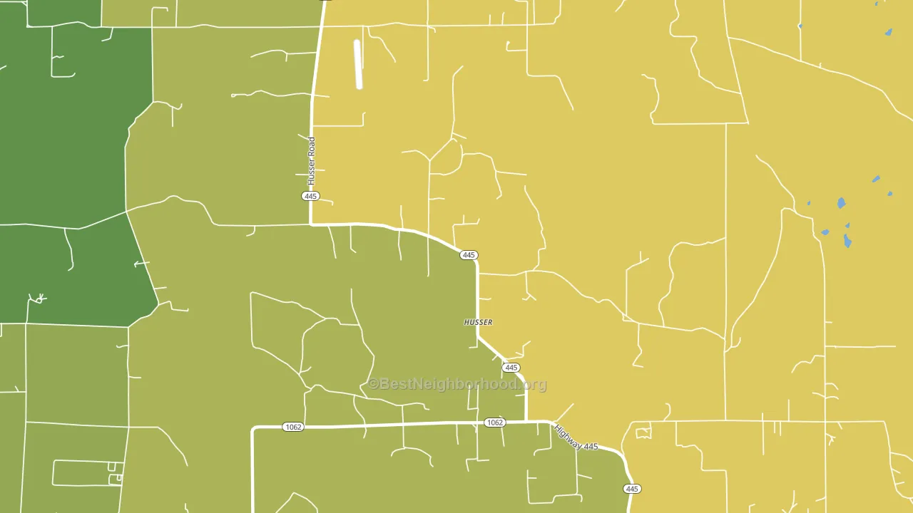 70442, LA block-group voter-turnout map