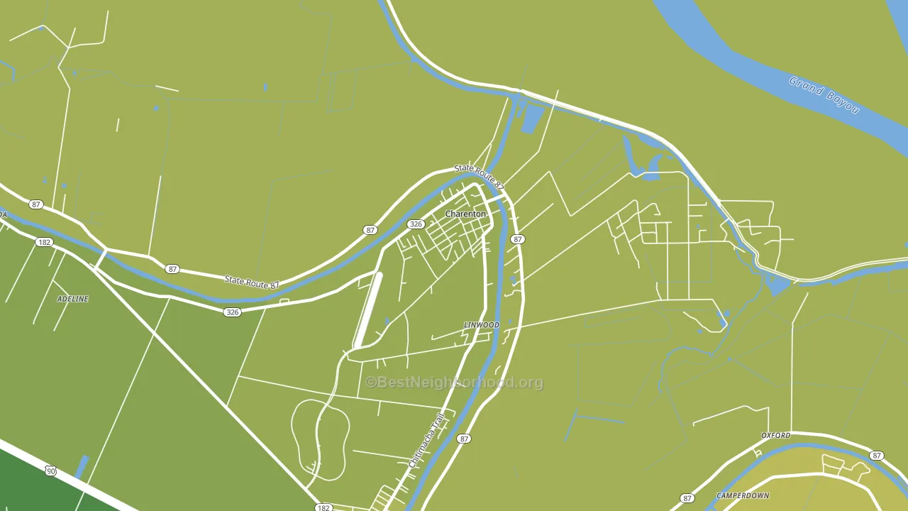 70523, LA block-group voter-turnout map