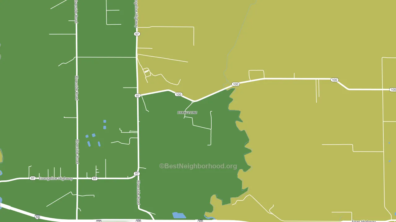 70537, LA block-group voter-turnout map