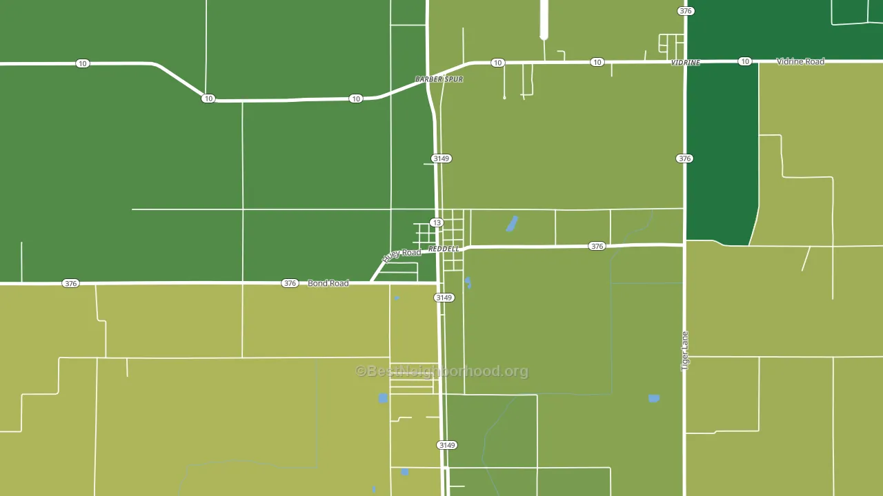 70580, LA block-group voter-turnout map