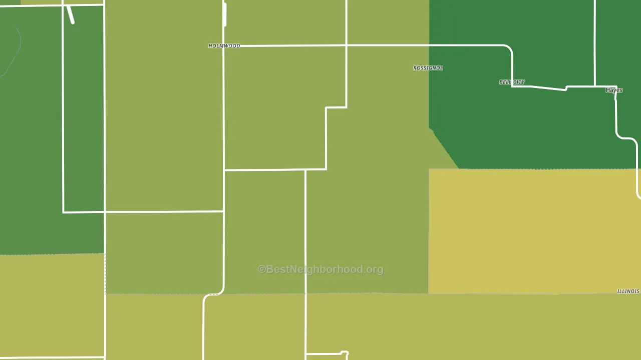 70630, LA block-group voter-turnout map