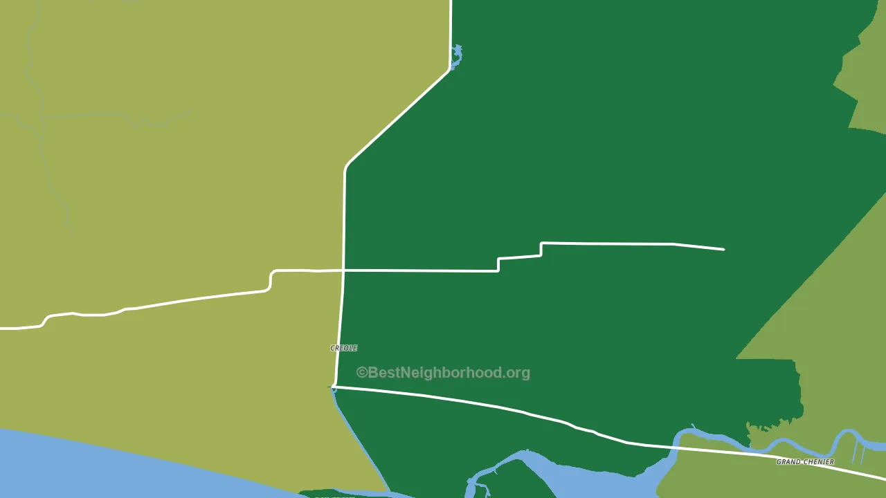 70632, LA block-group voter-turnout map