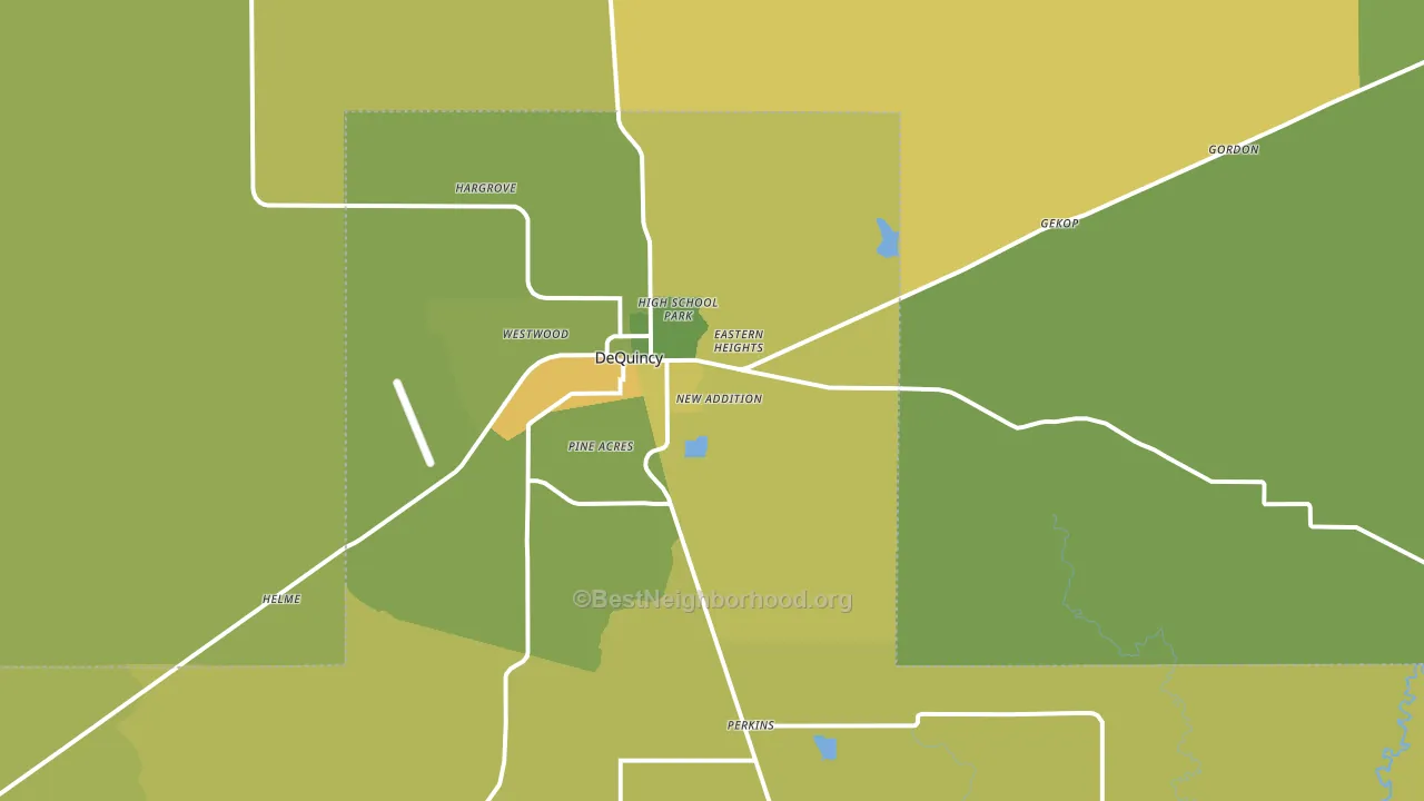 70633, LA block-group voter-turnout map