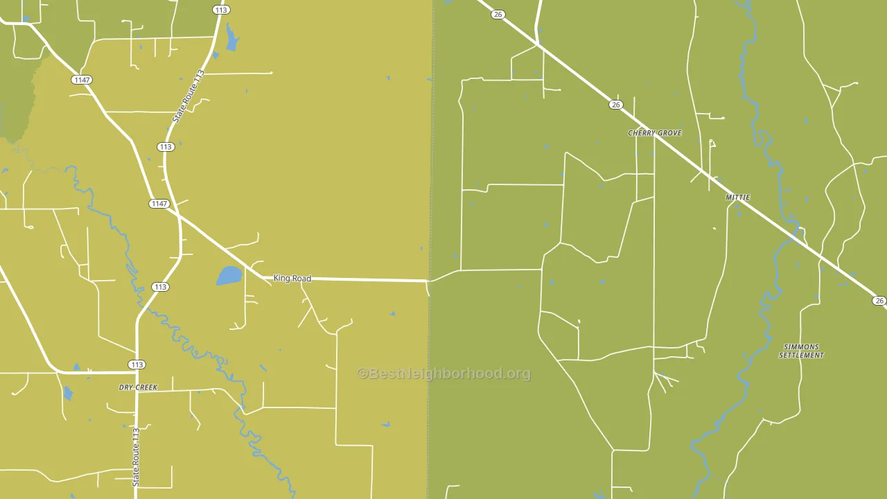 70637, LA block-group voter-turnout map