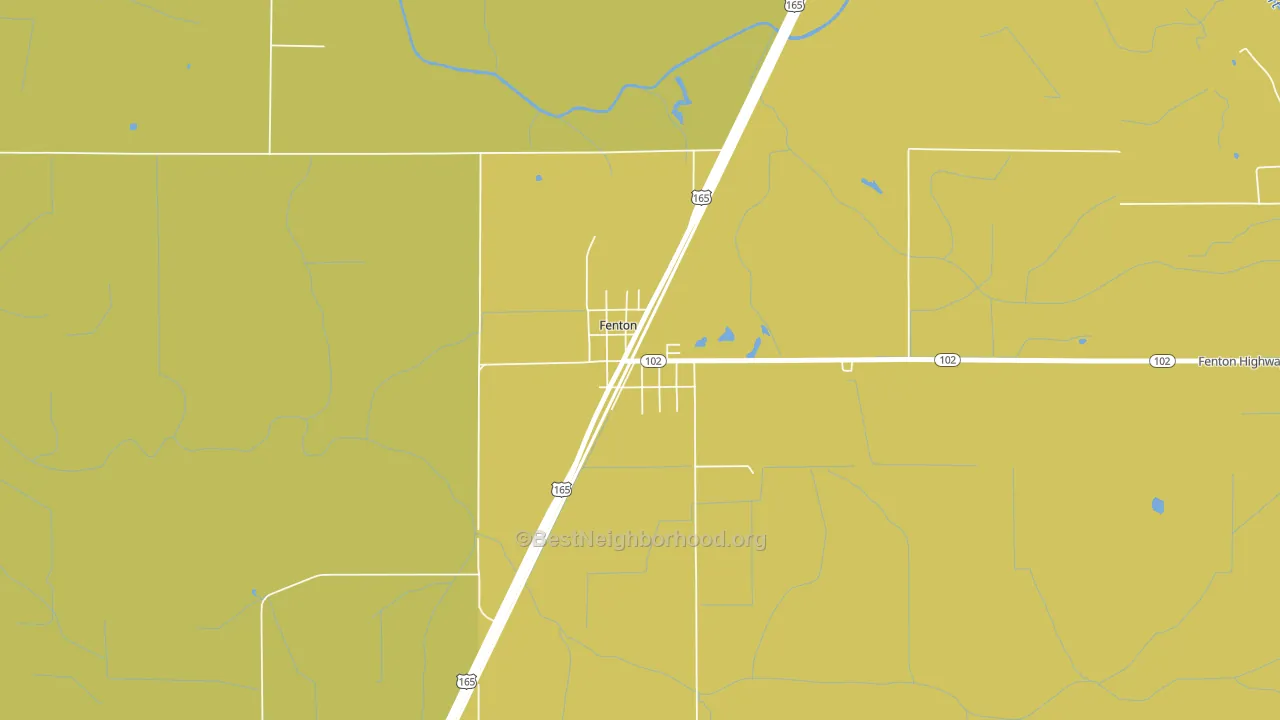 70640, LA block-group voter-turnout map