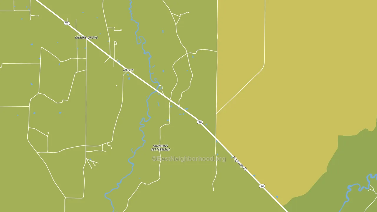 70654, LA block-group voter-turnout map