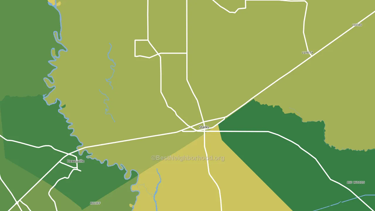 70661, LA block-group voter-turnout map