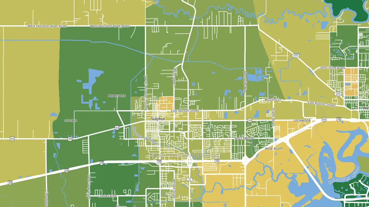 70663, LA block-group voter-turnout map