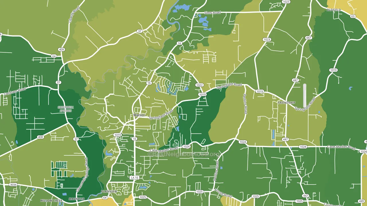 70706, LA block-group voter-turnout map