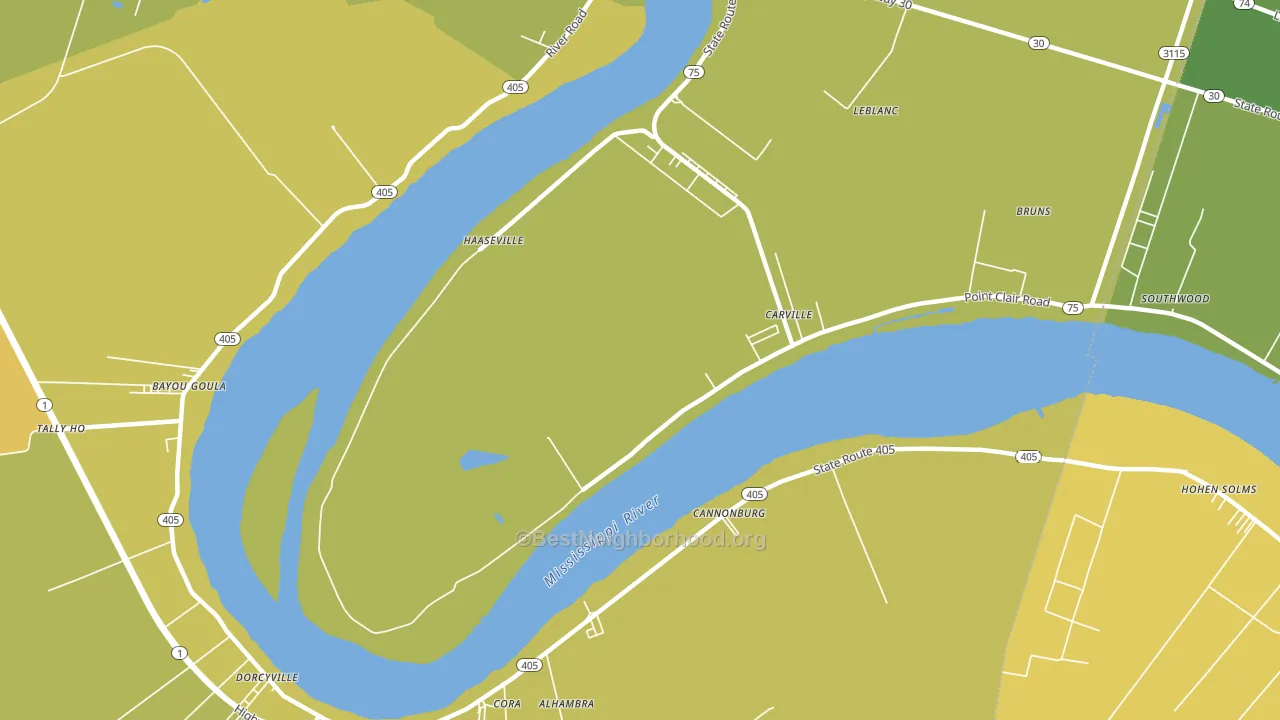 70721, LA block-group voter-turnout map