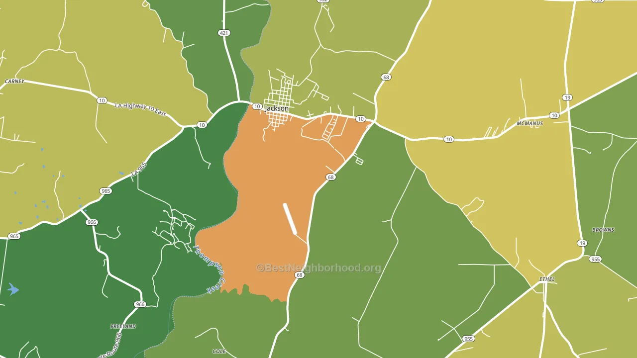 70748, LA block-group voter-turnout map