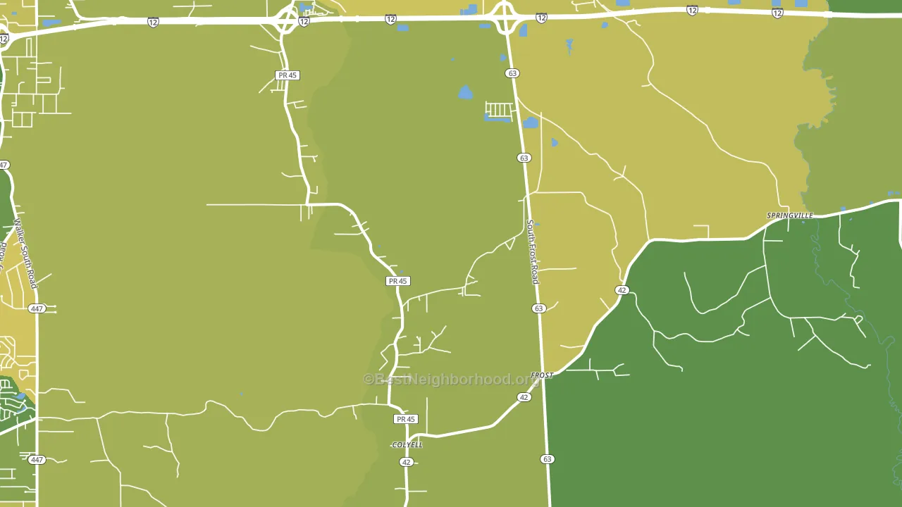 70754, LA block-group voter-turnout map