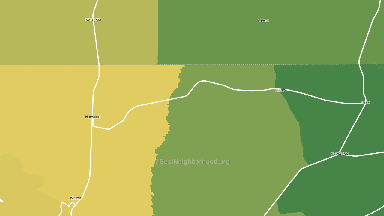 70761, LA block-group voter-turnout map
