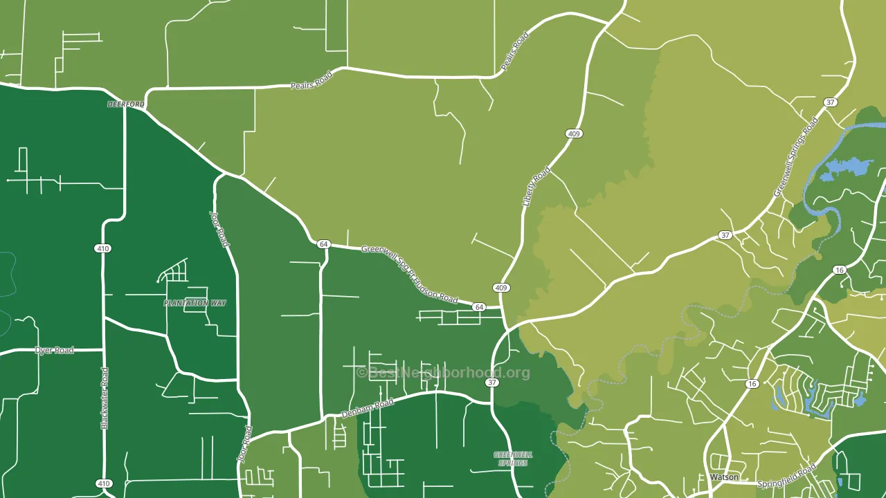 70770, LA block-group voter-turnout map