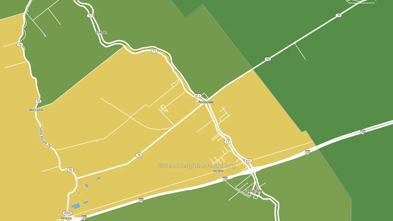 70772, LA block-group voter-turnout map