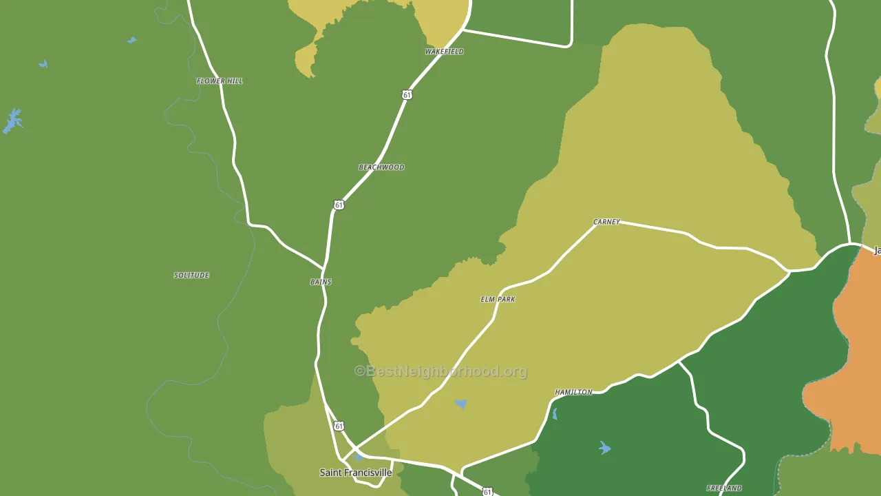 70775, LA block-group voter-turnout map