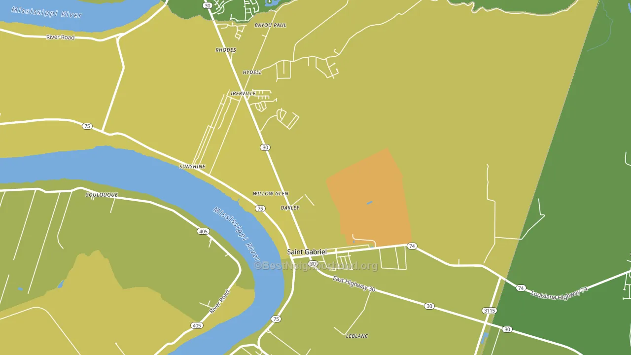 70776, LA block-group voter-turnout map