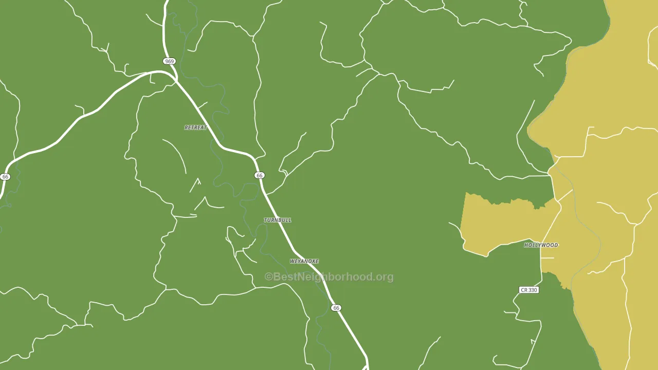 70787, LA block-group voter-turnout map