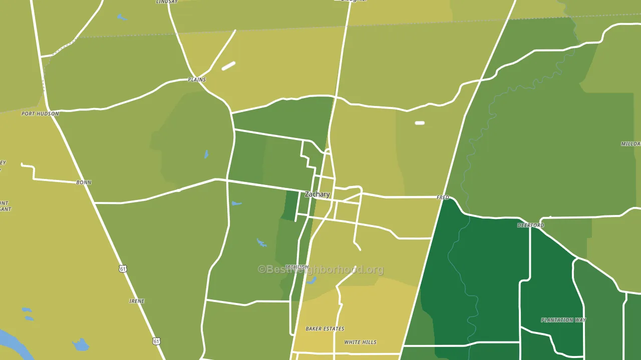 70791, LA block-group voter-turnout map