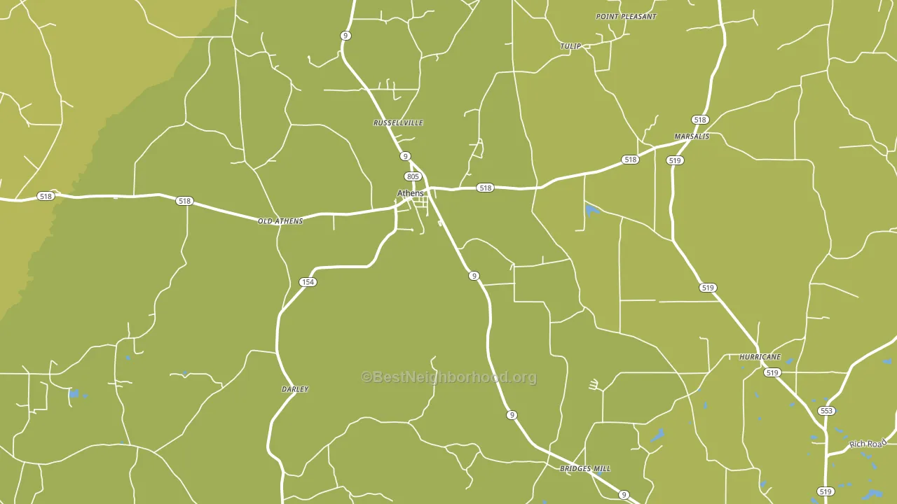 71003, LA block-group voter-turnout map