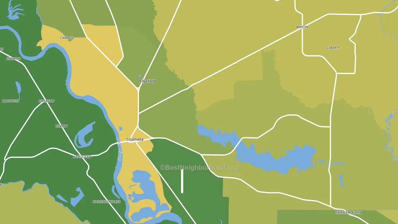 71019, LA block-group voter-turnout map