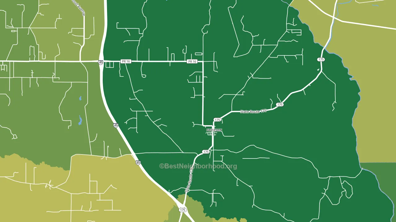 71027, LA block-group voter-turnout map
