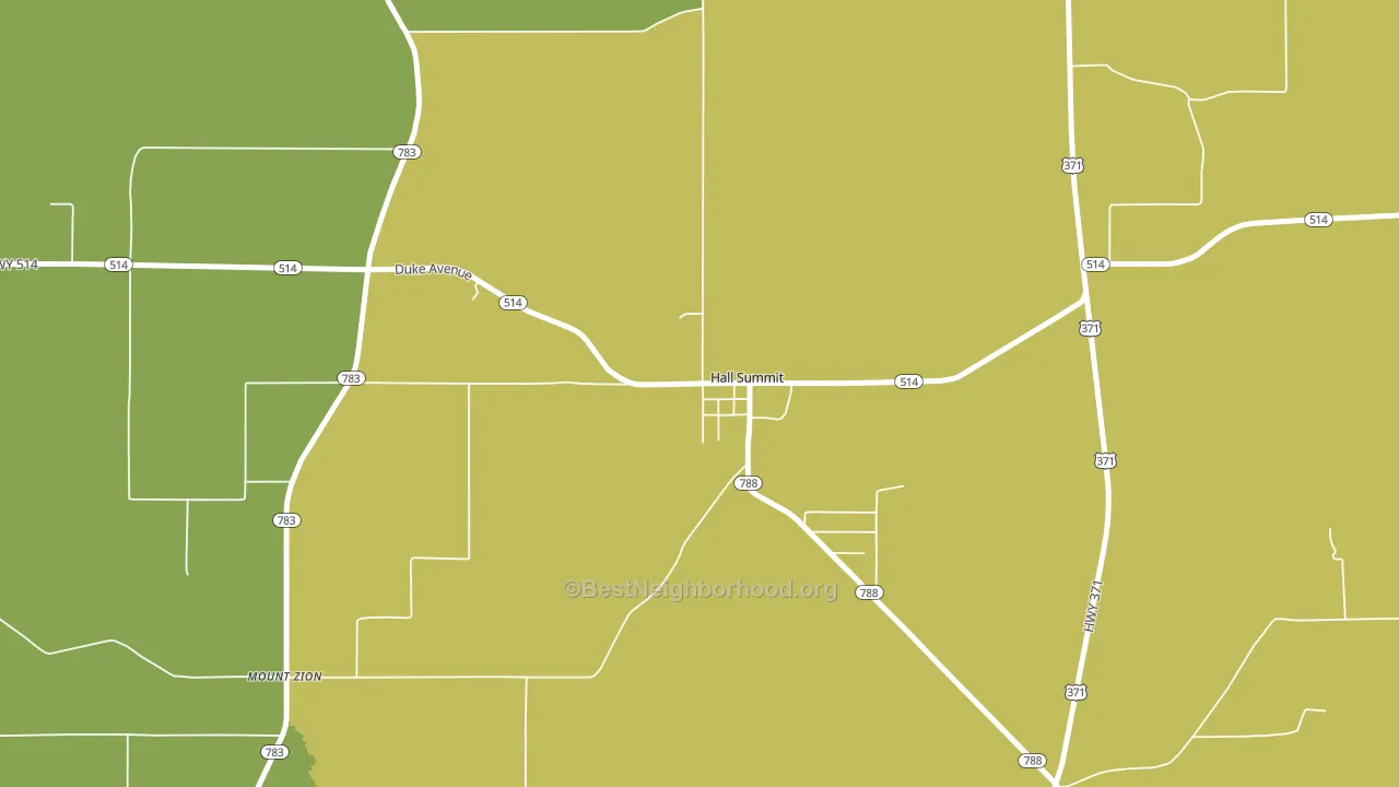 71034, LA block-group voter-turnout map