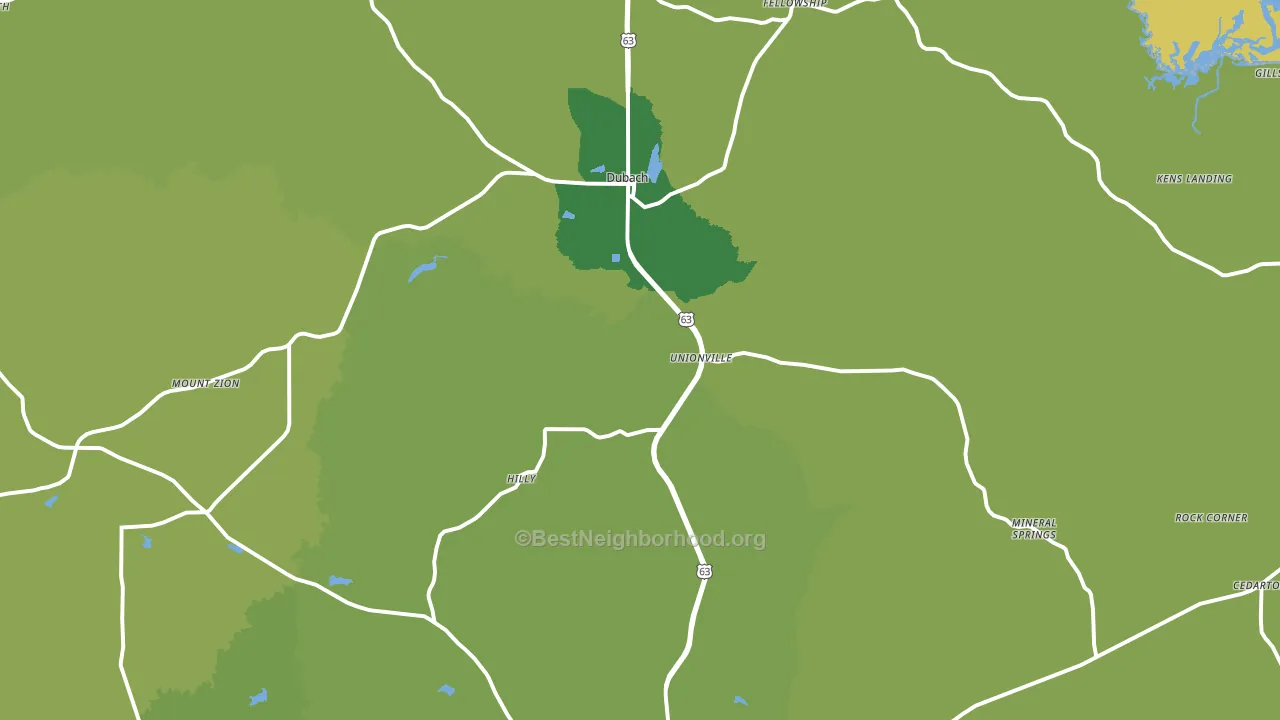 71235, LA block-group voter-turnout map