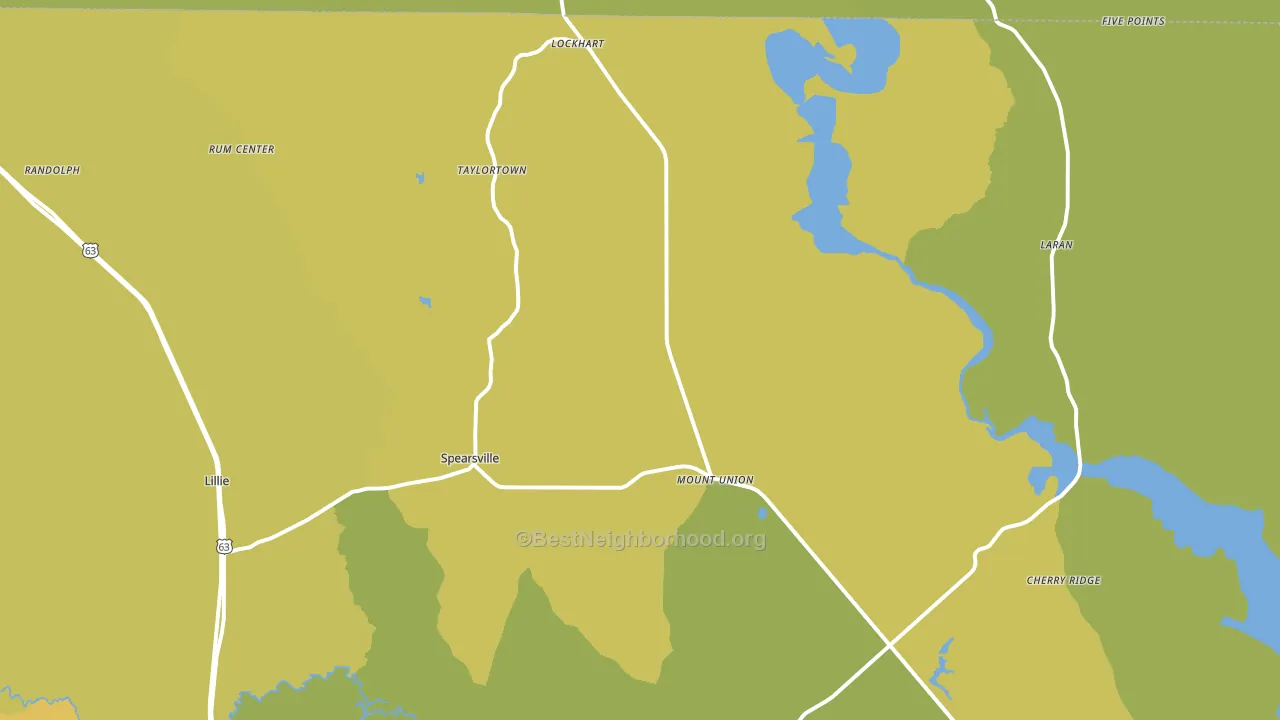 71277, LA block-group voter-turnout map