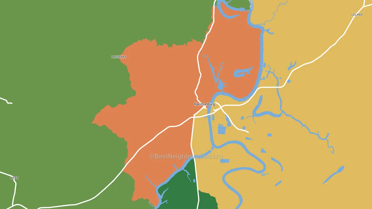 71340, LA block-group voter-turnout map