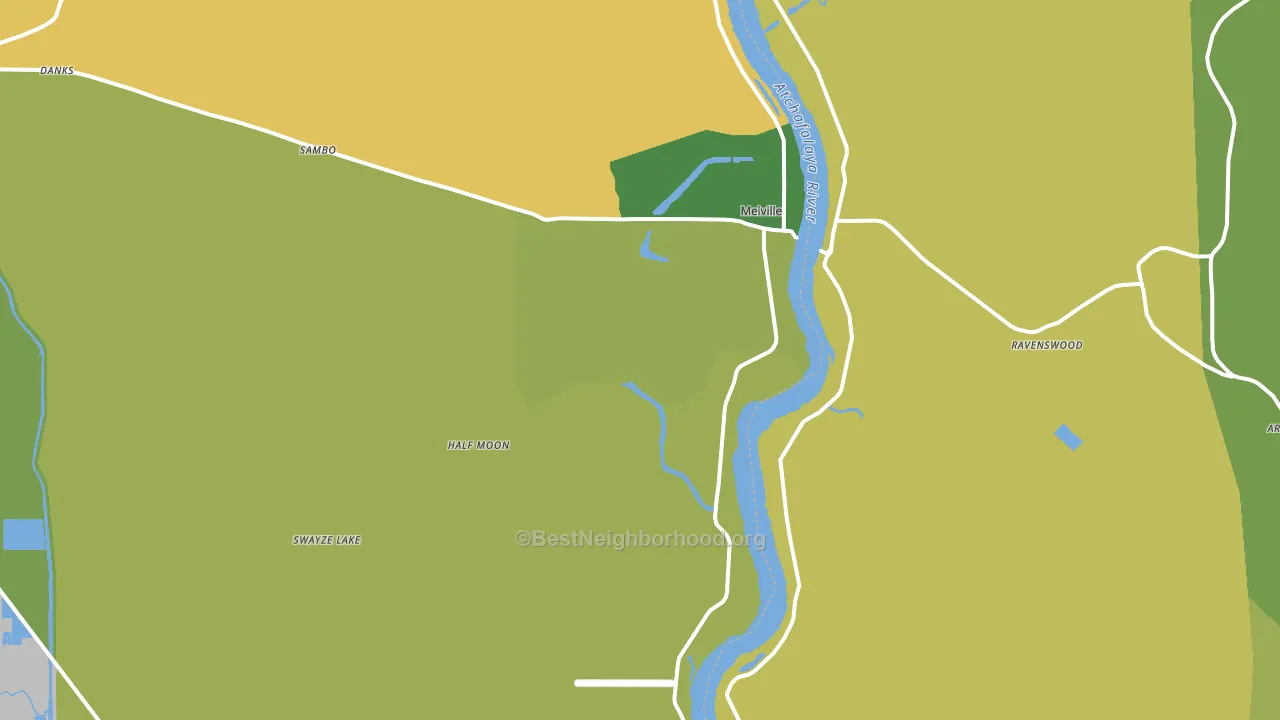 71353, LA block-group voter-turnout map