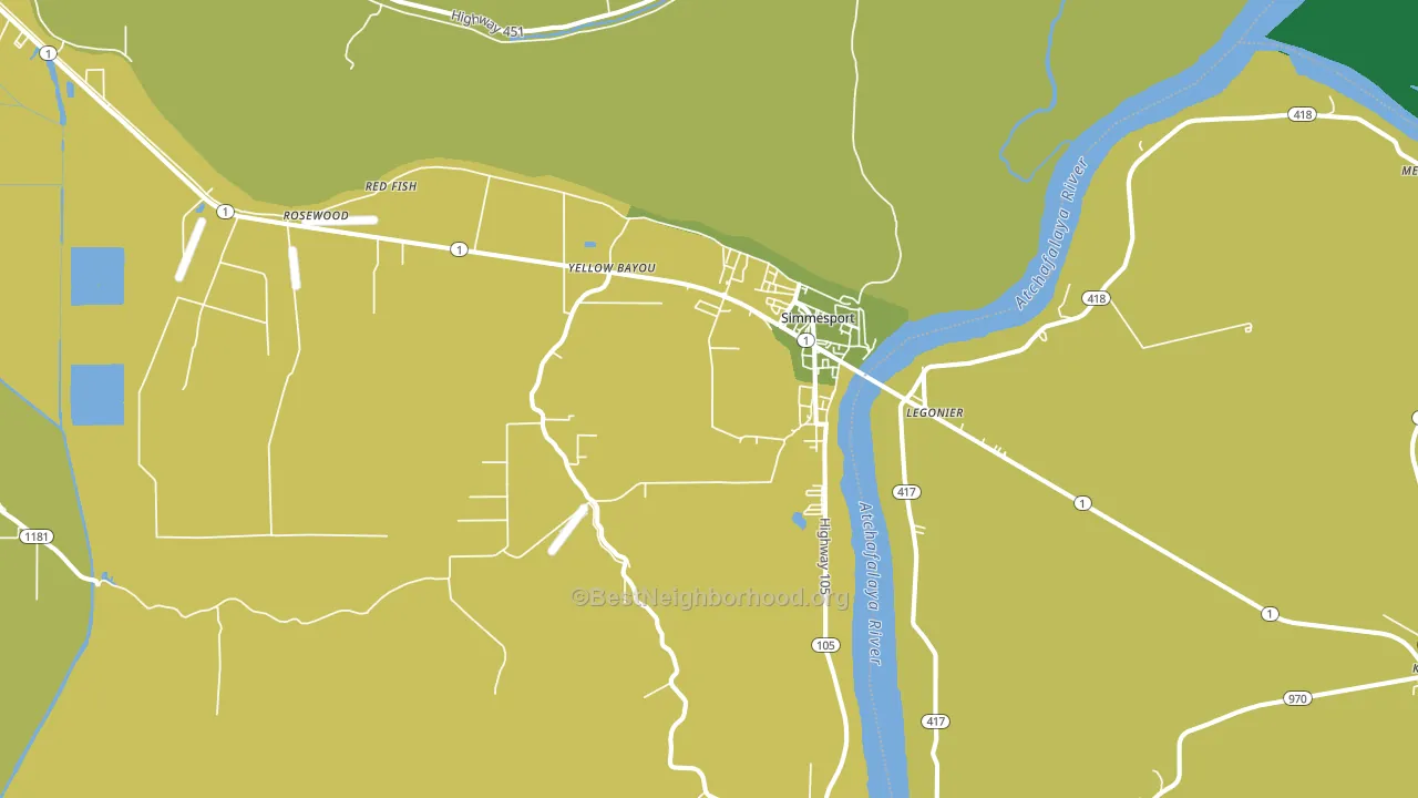 71369, LA block-group voter-turnout map